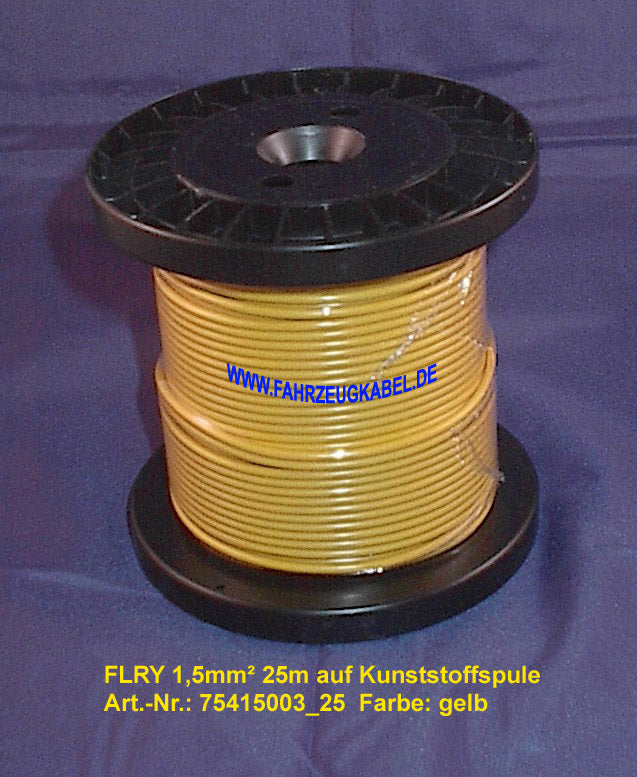1 Meter KFZ Kabel, Litze, Leitung FLRY 1,5 mm² Grau, 0,70 €